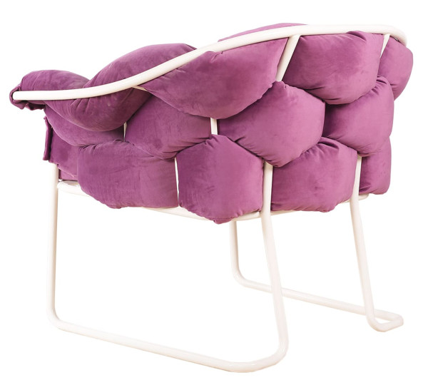 Кресло Pradex Элеонор Лаунж Фиолетовый-4