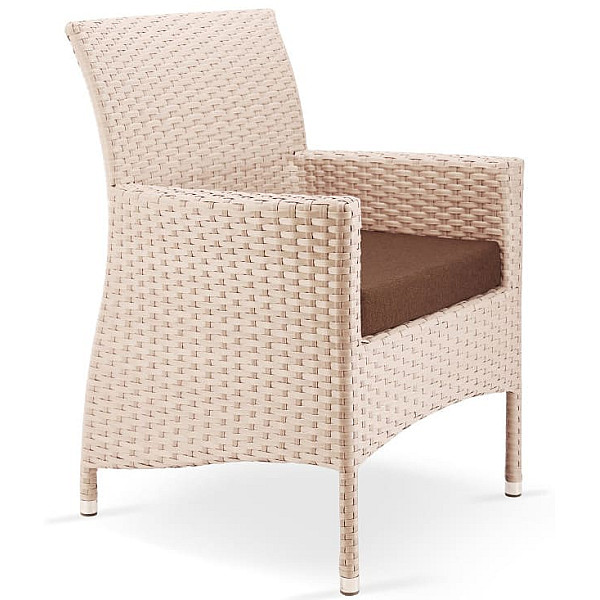 Крісло з ротанга Pradex Омега Бежеве-0