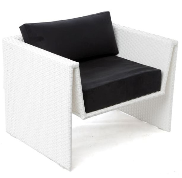 Крісло із ротанга Pradex Орігамі Біле-0