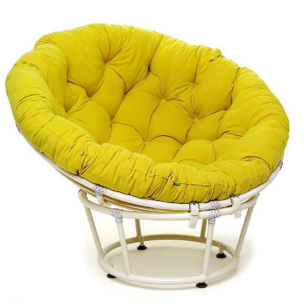 Кресло Pradex Папасан Белое-0