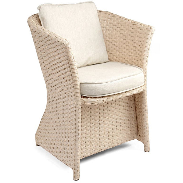 Кресло из ротанга Pradex Релакс Бежевое-0