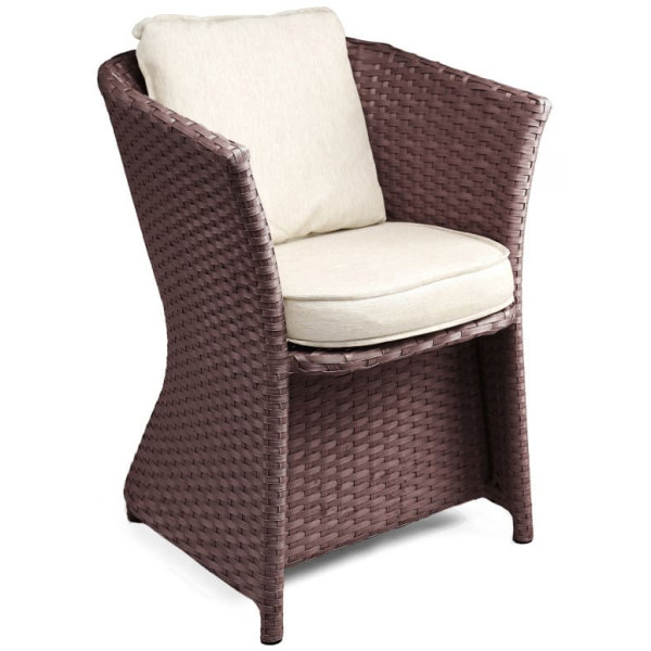 Крісло з ротанга Pradex Релакс Темно-коричневе-0