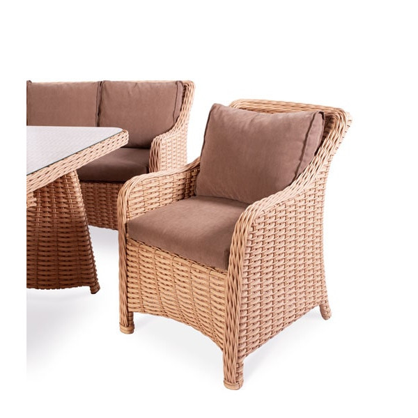 Крісло з ротанга Pradex Аделіна Бежеве-4