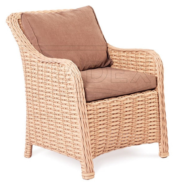 Крісло з ротанга Pradex Аделіна Бежеве-0