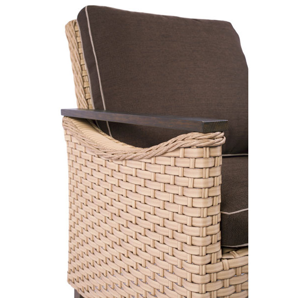 Крісло з ротанга Pradex Брідж Бежеве-1