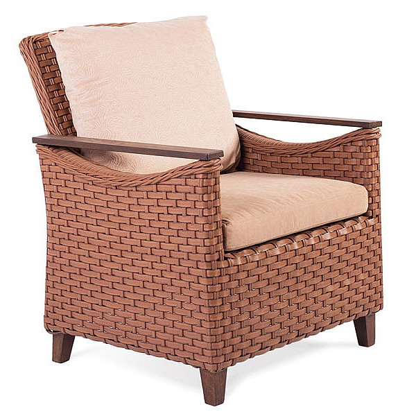 Кресло из ротанга Pradex Бридж Коричневое-0