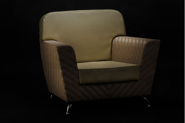 Кресло из ротанга Pradex Флорида Бежевое-2