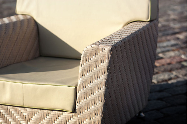 Кресло из ротанга Pradex Флорида Бежевое-4