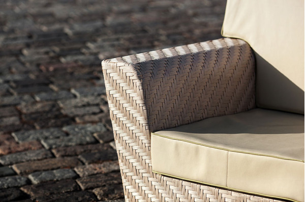 Кресло из ротанга Pradex Флорида Бежевое-5