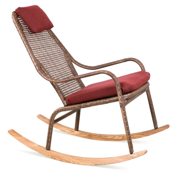 Кресло-качалка из ротанга Pradex Лэйзи-0