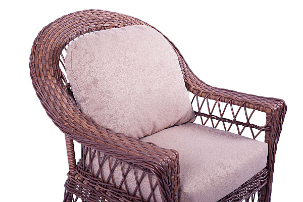 Крісло із ротанга Pradex Модус Коричневе-4