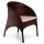 Кресло из ротанга Pradex Монтана Темно-коричневое