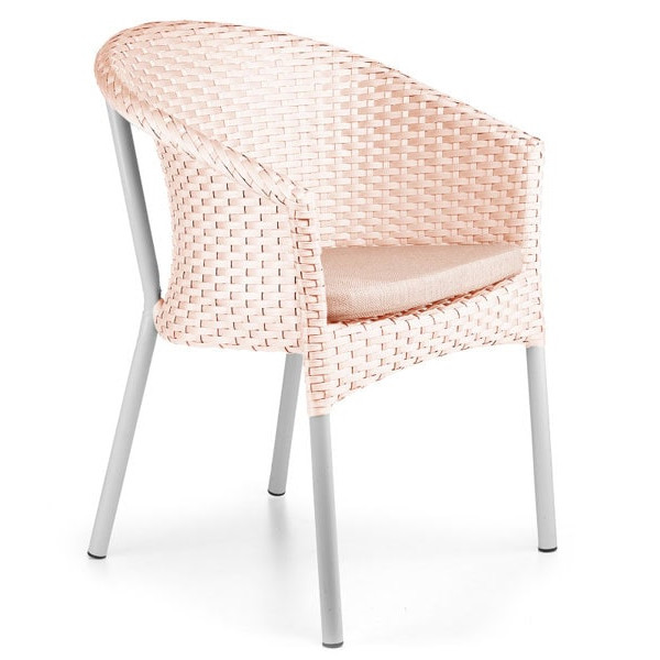 Кресло из ротанга Pradex Неаполь Лайт Бежевое-0