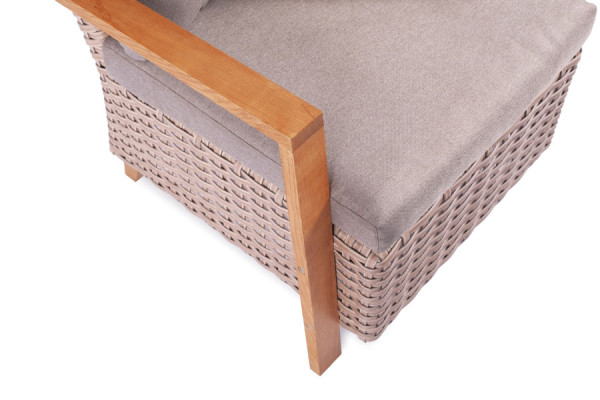 Крісло з ротанга Pradex Порту Бежеве-4