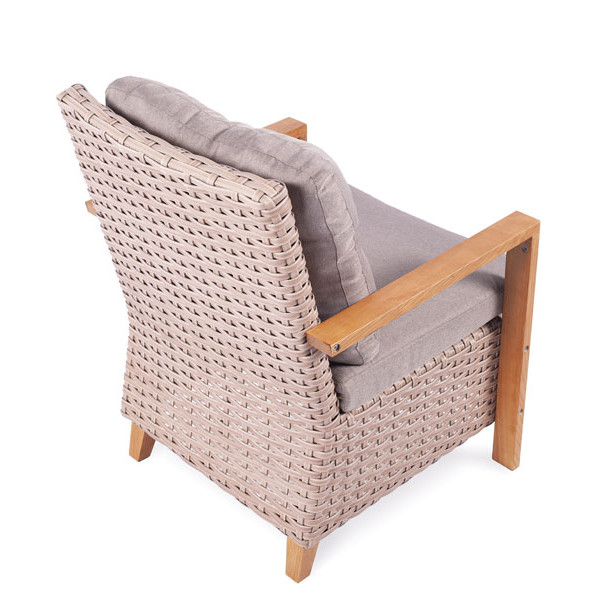 Крісло з ротанга Pradex Порту Бежеве-2