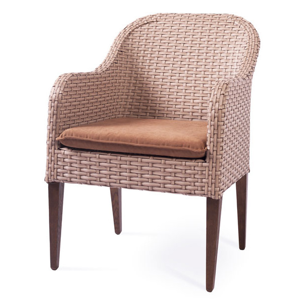 Кресло из ротанга Pradex Рондо Бежевое-1