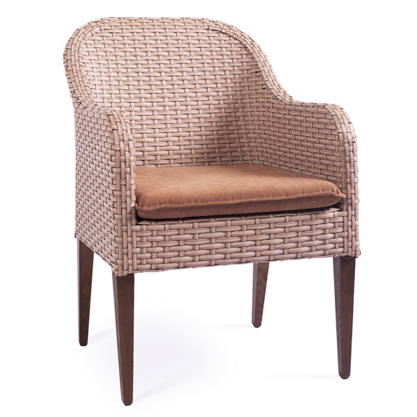 Кресло из ротанга Pradex Рондо Бежевое-2