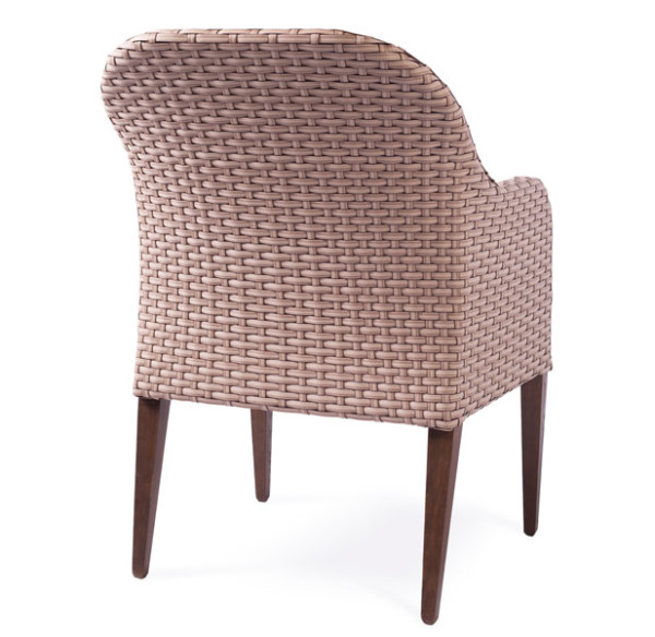 Кресло из ротанга Pradex Рондо Бежевое-4