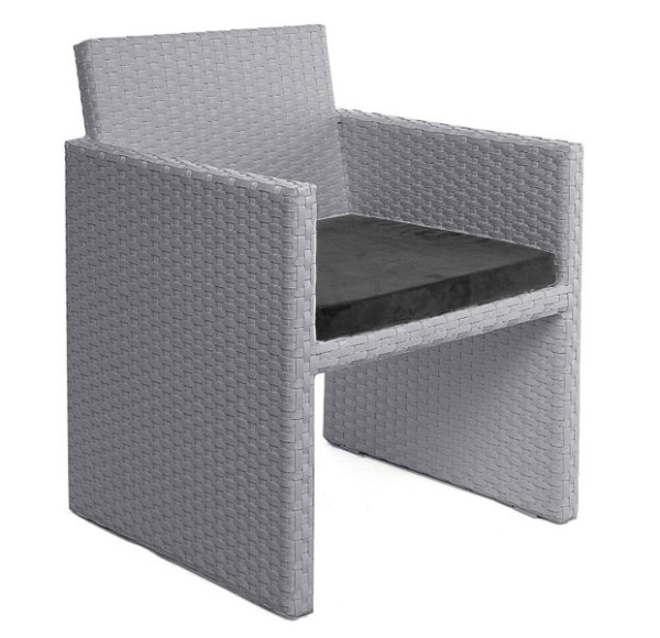 Крісло з ротанга Pradex Шаттл Сіре-0