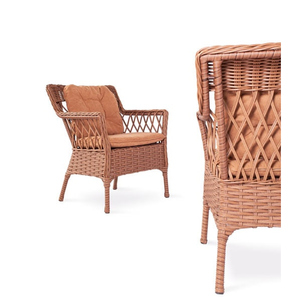 Кресло из ротанга Pradex Танго Коричневое-8