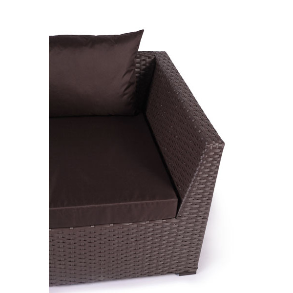 Кресло из ротанга Pradex Оазис Коричневое-3