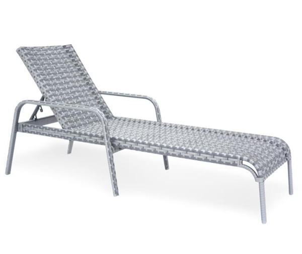 Шезлонг із ротанга Pradex Арізона-С Сірий-0