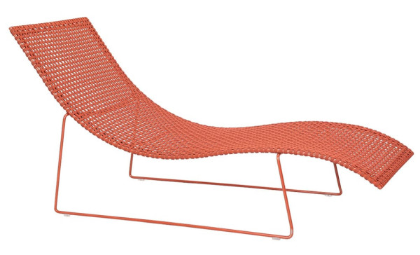 Шезлонг Pradex Луи Красный-0