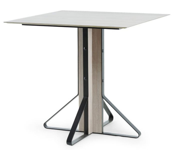 Стол Pradex Твист квадратный Бежевый-0