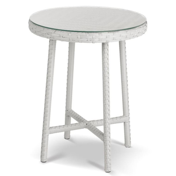 Стіл із ротанга Pradex Бейсик Білий-0