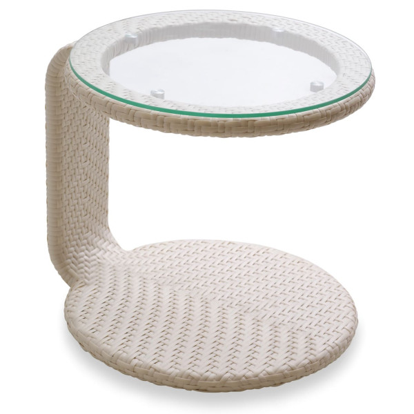 Стол из ротанга Pradex Эйр журнальный Бежевый-0