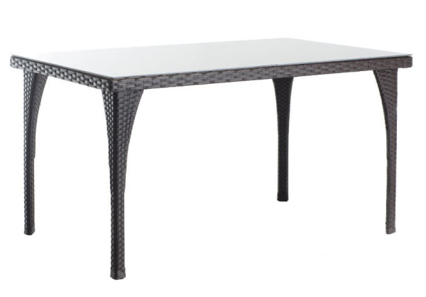 Стол из ротанга Pradex Калифорния Черный-0