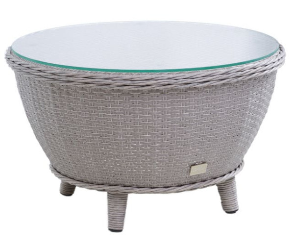 Стол из ротанга Pradex Киви круглый Серый-0