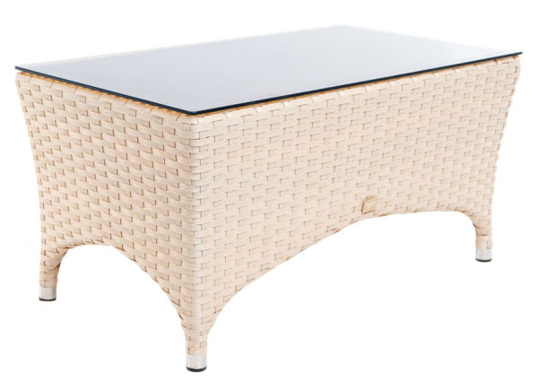 Стол из ротанга Pradex Марокко журнальный прямоугольный Бежевый-0