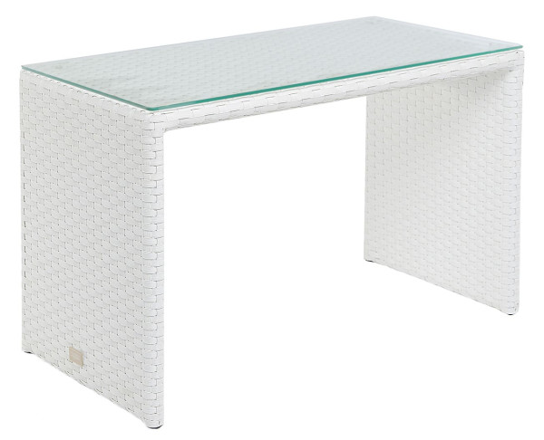 Стол из ротанга Pradex Оригами прямоугольный Белый-0