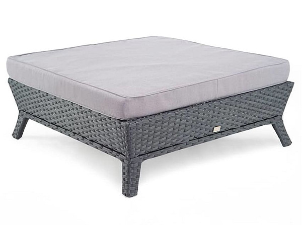 Пуф из ротанга Pradex Теннесси Черный-0