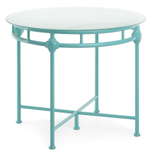 Стол Pradex Верона круглый Бирюзовый-0