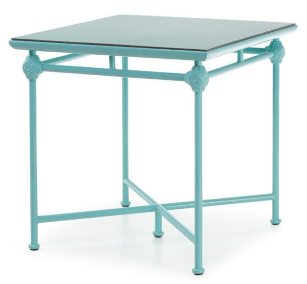 Стол Pradex Верона квадратный Бирюзовый-0