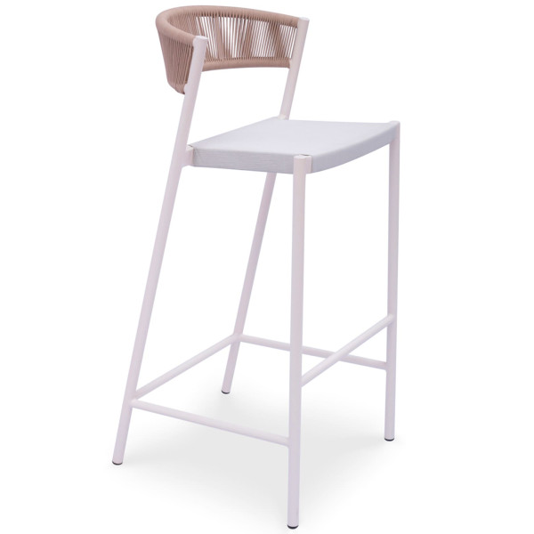 Стул Pradex Клевер Барный Белый-0