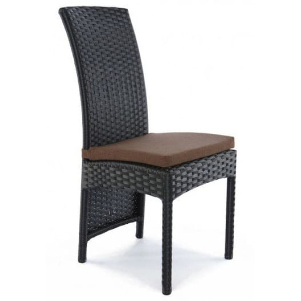 Стул из ротанга Pradex Галант Высокий Черный-0