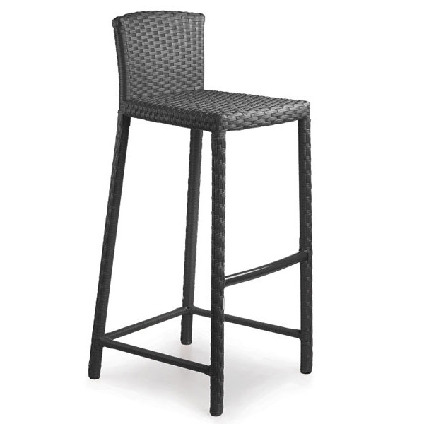 Стілець із ротанга Pradex Барний Чорний-0