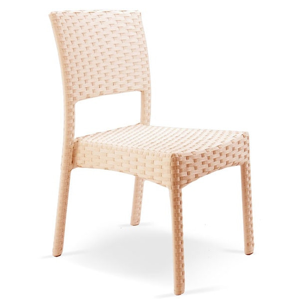 Стілець із ротанга Pradex Бейсик Кава з молоком-0