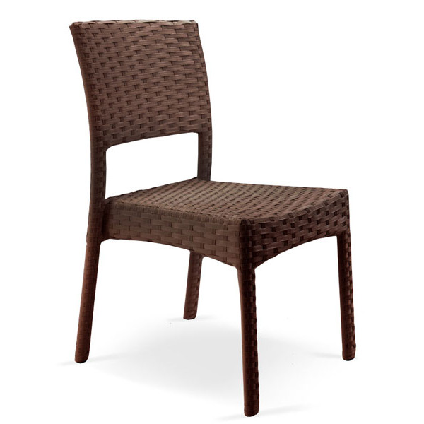 Стул из ротанга Pradex Бейсик Коричневый-0