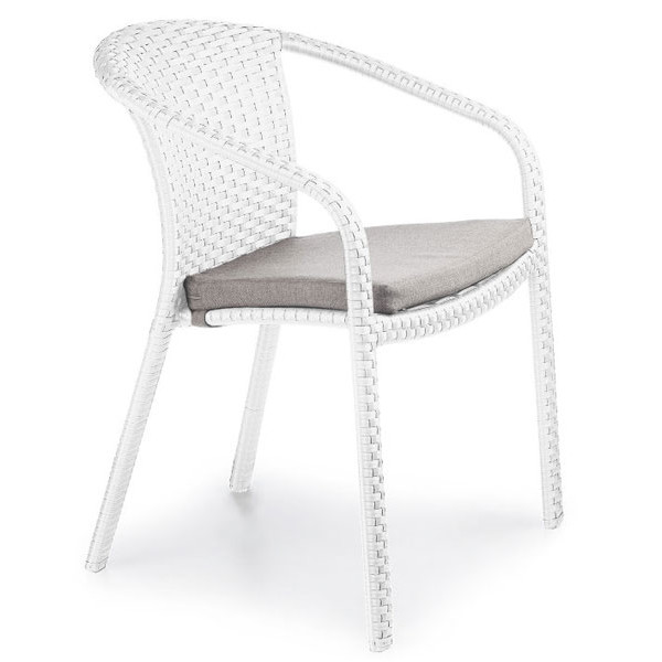 Стілець із ротанга Pradex Блюз Білий-0