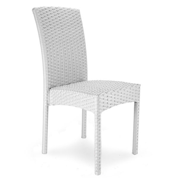 Стул из ротанга Pradex Галант штабелируемый Белый-0