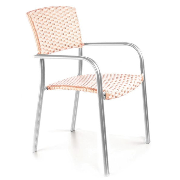 Стул из ротанга Pradex Кафе-Палермо Бежевый-0