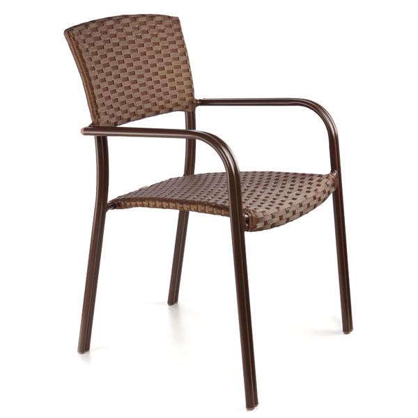 Стул из ротанга Pradex Кафе-Палермо Коричневый-0