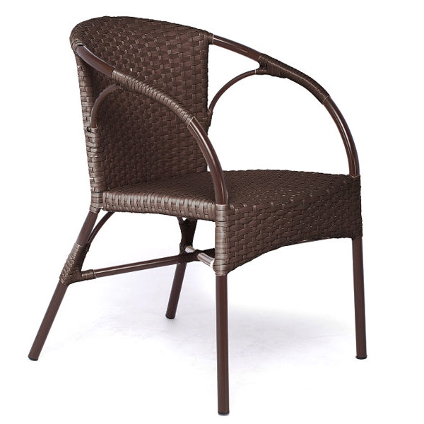 Стілець із ротанга Pradex Неаполь Коричневий-0