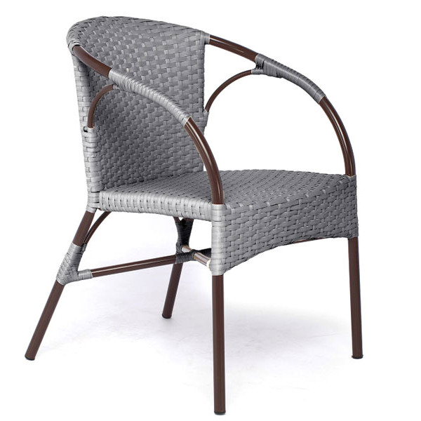 Стілець із ротанга Pradex Неаполь Графіт-0