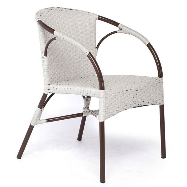 Стілець із ротанга Pradex Неаполь Білий-0