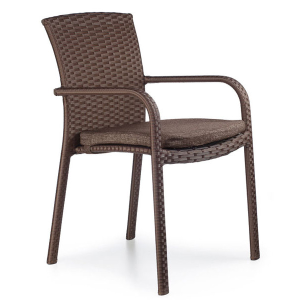 Стілець із ротанга Pradex Палермо Коричневий-0